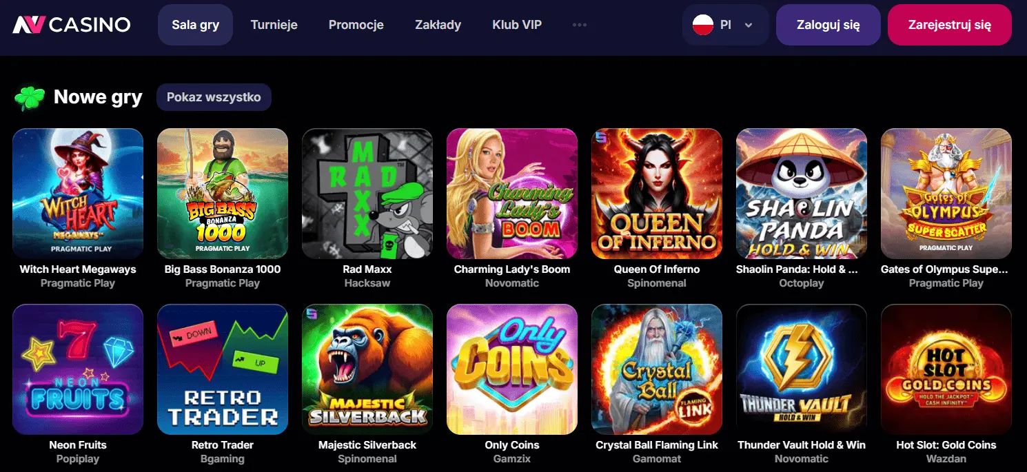 NV Casino deposzyt